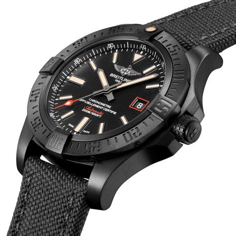 breitling avenger blackbird black